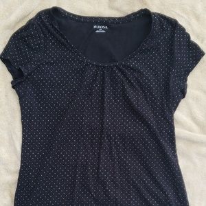 Black mini polkadot T-Shirt